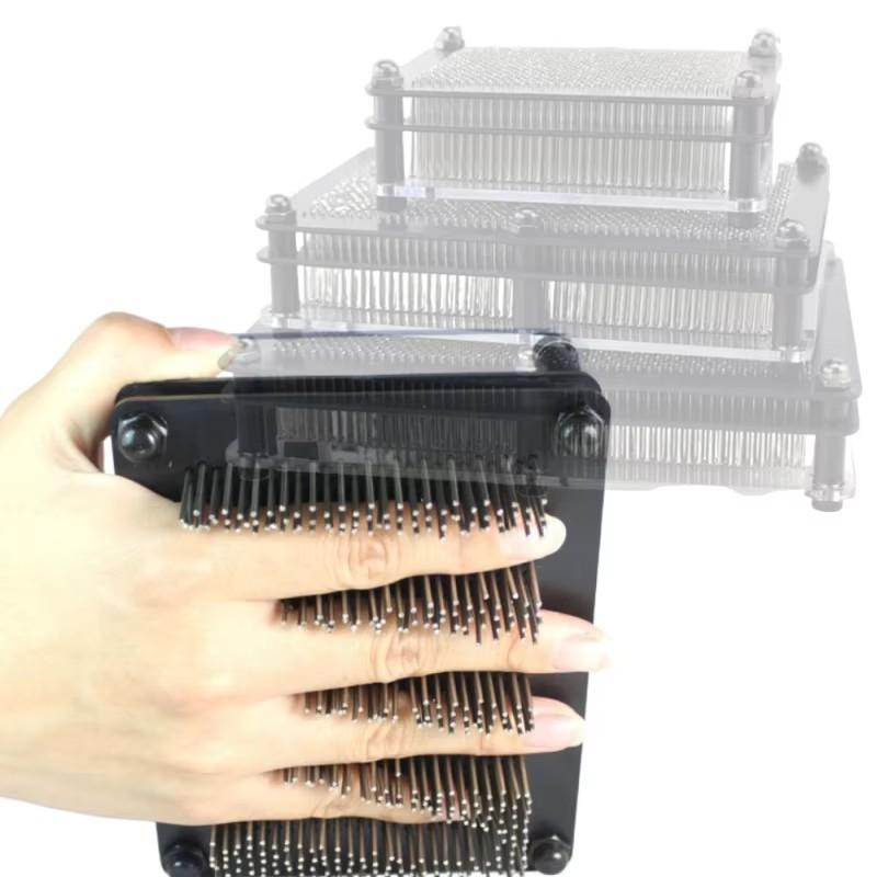 3D Metal Versatile Needle Hand Drawing Model Clone Stress Relief Puzzle Toy Unique Creative Small Gift