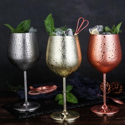 1PC Kreative Rotwein Metall Cocktail Bar Champagner Glas 304 Edelstahl