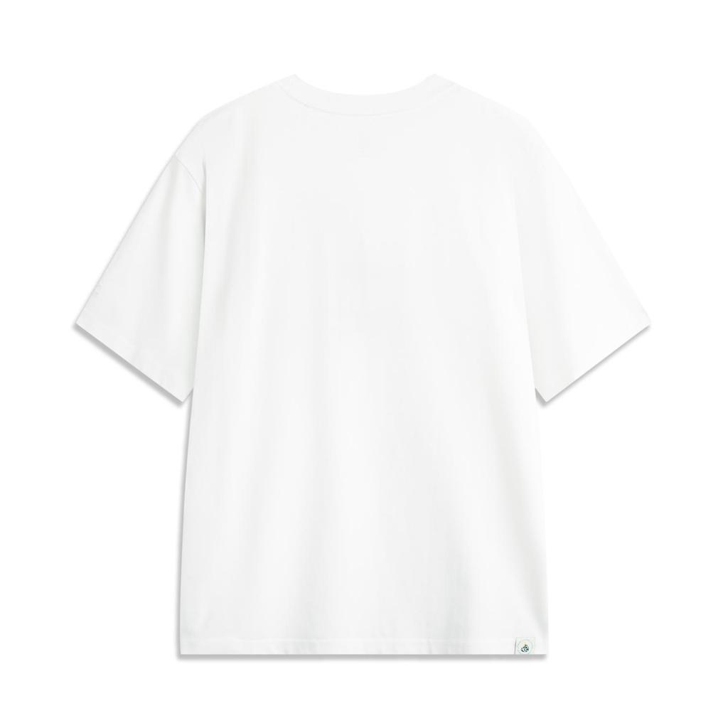 Li-Ning "Zhengrong" Collection Unisex Short Sleeve T-shirt White AHSUC27-1