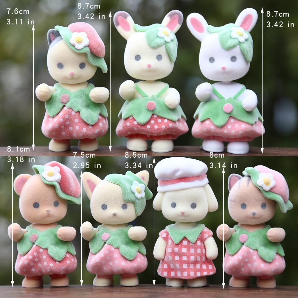 

ПВХ Милые Плюшевые Куклы Sylvanian Families со Скрытым Сюрпризом для Детей и Коллекционеров