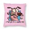 Vintage Purple Dog Day Pillowcase Printing Cushion Cover Decoration CCourages Cowardly Dog Pillow Case Cover Seater Wholesale