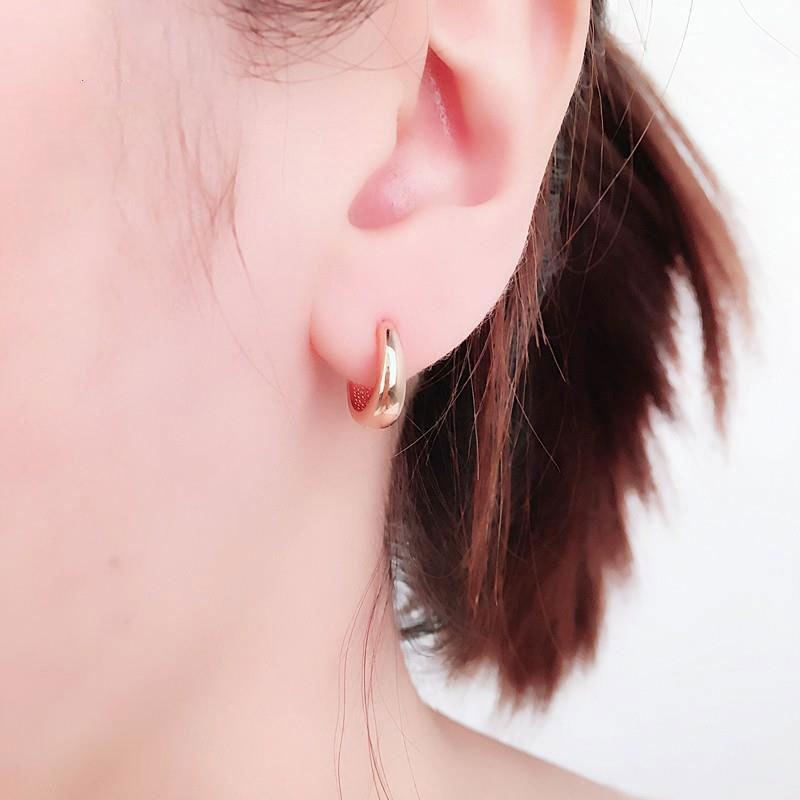 Exquisite Russian Rose Gold Plated Fashion Ear Jewelry Women'S 585 Purple Gold Classic Temperament Glossy Earrings Earrings