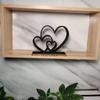 New Heart-to-Heart Statue - Black & White Love Ornament, Desk & Bookshelf Decor, Valentine’s Gift, Home Decoration