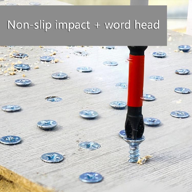 6/12Pcs Magnetic Screwdriver Bit with Anti Slip Grip Impact Driver Bit for Reliable Use In Various Repair Scenario