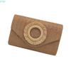 X7XC Crossbody Bag Summer Beach Shoulder Bag Straw Clutch Purse Woven Evening Handbag
