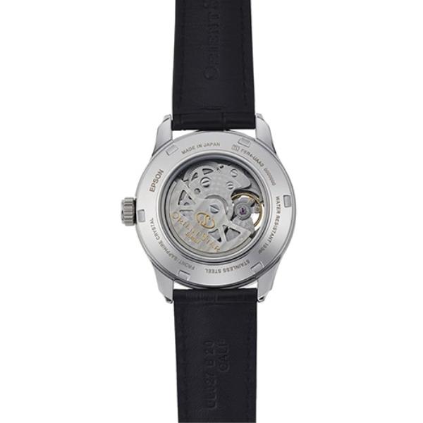 Orient Men's RK-AT0007N (Contemporary Semi-Skeleton Men's) Round Watch Black Multi-Hand Analog