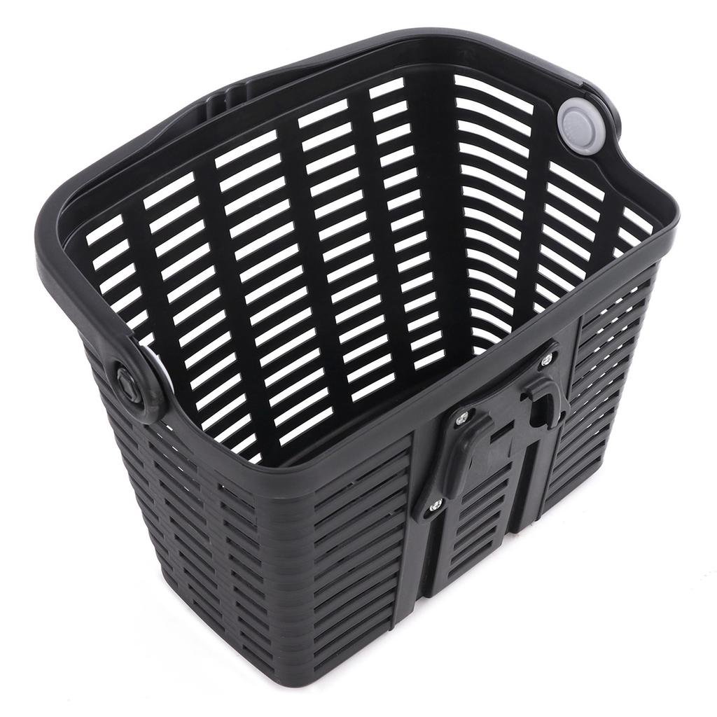 Plastic stuurfietsmand - zwart