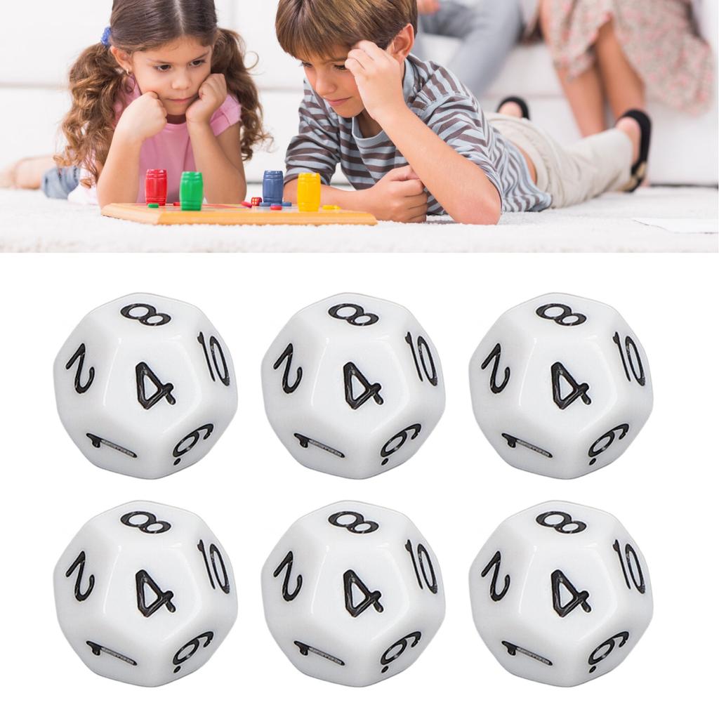 40Pcs 12 Sided Dice Set Polyhedral Dice for Family Party Board Game Pub Game
