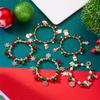 Fashion Christmas Tree Bracelet for Women Men Snowman Santa Claus Xmas Snowflake Colorful New Year Festival Party Jewelry Gift