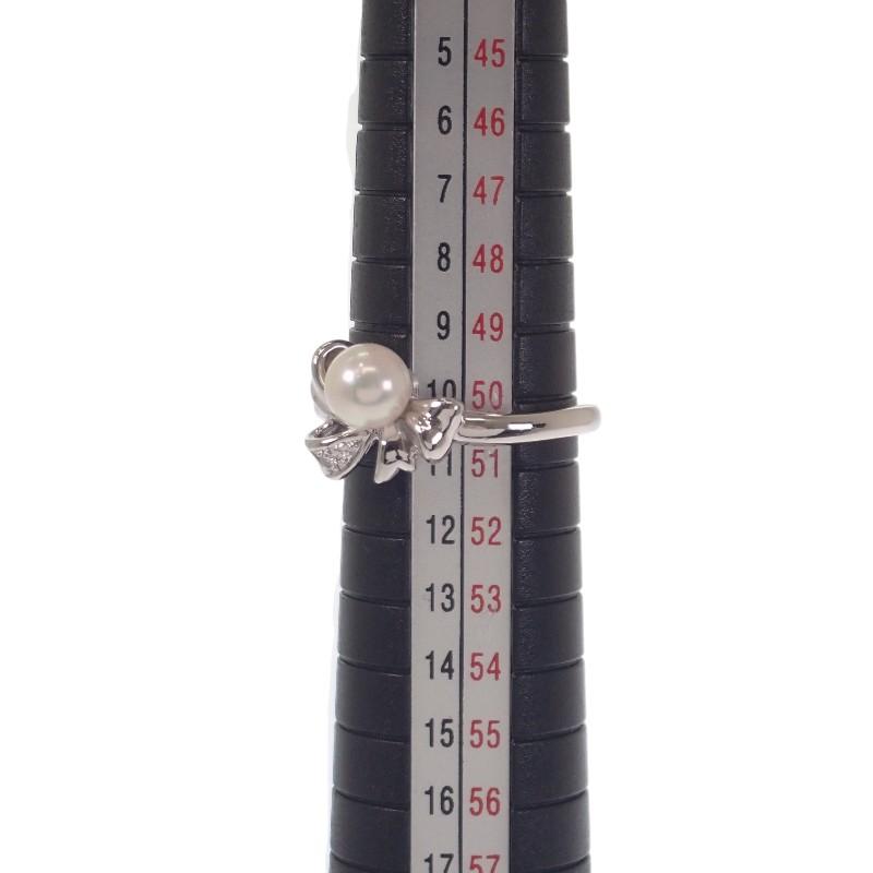 TASAKI  #10(JP Size) ring Pt900Platinum/Pearl Women