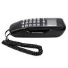 Telefone Básico com Fio Montável na Parede Estilo Retrô Fino Telefone Fixo de Parede com Suporte DTMF para Identificador de Chamadas Portátil para Casa Hotel