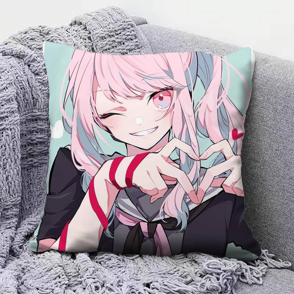 Akiyama Mizuki Pillow Covers Home Sofa Cushion Covers and Aecorative Custom
