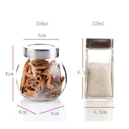 Neatly store your spices! 2-tier spice rack, 9-piece set / for glass jars, suitable for home or commercial use