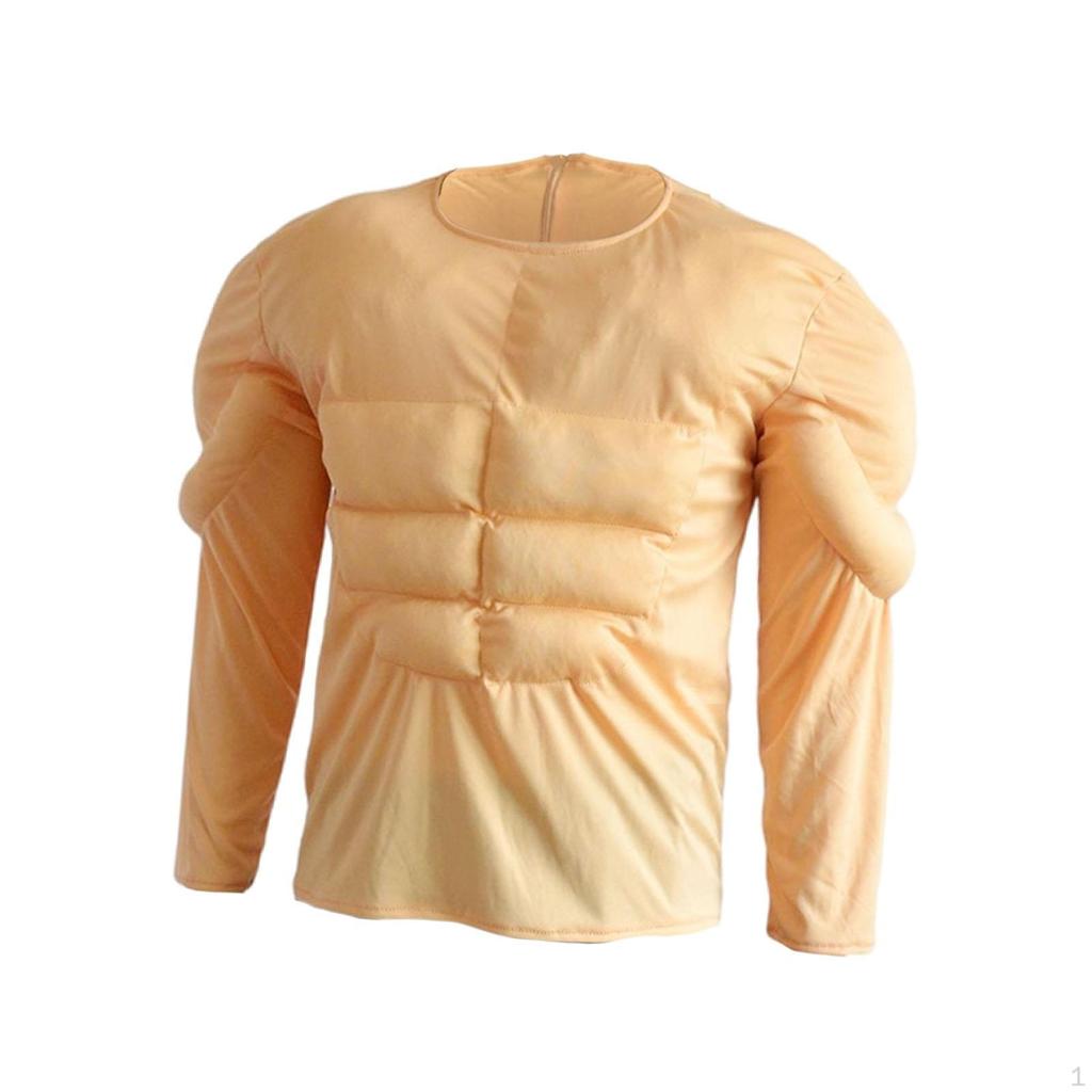 Men Muscle Shirtcostume Casual Fashion Halloween Cosplay for Themed Events Party