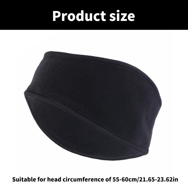 Elastic Sport Headbands Women Winter Warm Earmuff Soft Ear Protecting Headbands for Cold Weather Outdoor Exercise