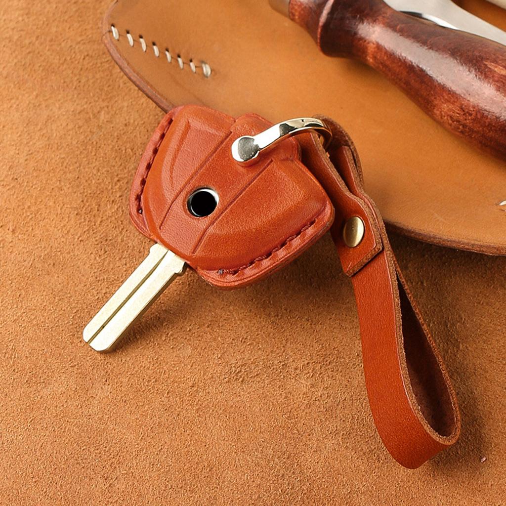 Leather Keychain Case For  Bmw F800Gs 800R F850 F850Gs S1000R R1200Gs 750Gs C400X G310Gs R1250Gs F900R F900Xr Key Caps Holder