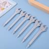 2Pcs Wrench Shape Design Ballpoint Pens Comfortable Grip Smooth Writing Pens Students Creative Stationery Party Gift