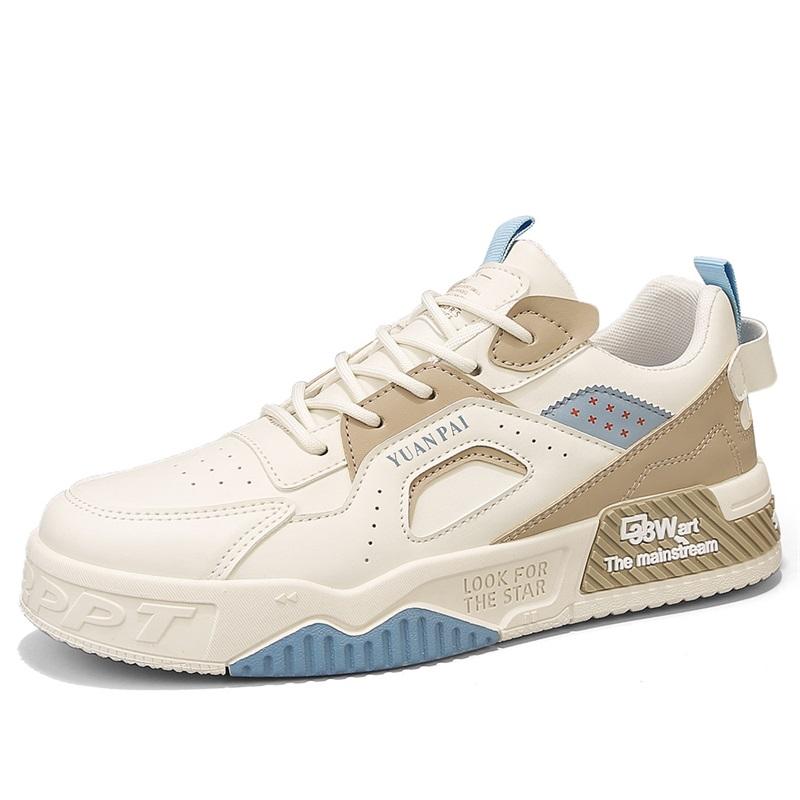 Men's Board Shoes Outdoor Casual Sports Walking Shoes Anti-slip Breathable Vulcanized Shoes Thick Sole Fashion Student Shoes