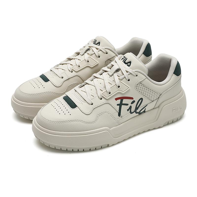Fila Campus Square Shoes Fashion Simple Personality Retro Casual Comfortable Versatile Low-Top Skate Shoes Men Sneaker White F12M512205FWG