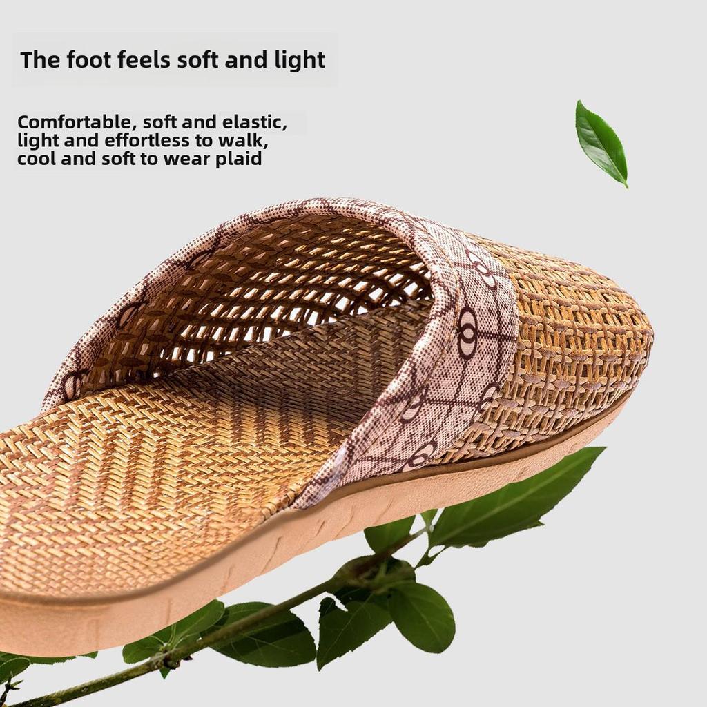 Four Seasons Sandals and Slippers Hotel Cotton and Linen Slippers Ladies Spring Autumn and Summer Home Couples Linen Home Wear Slippers