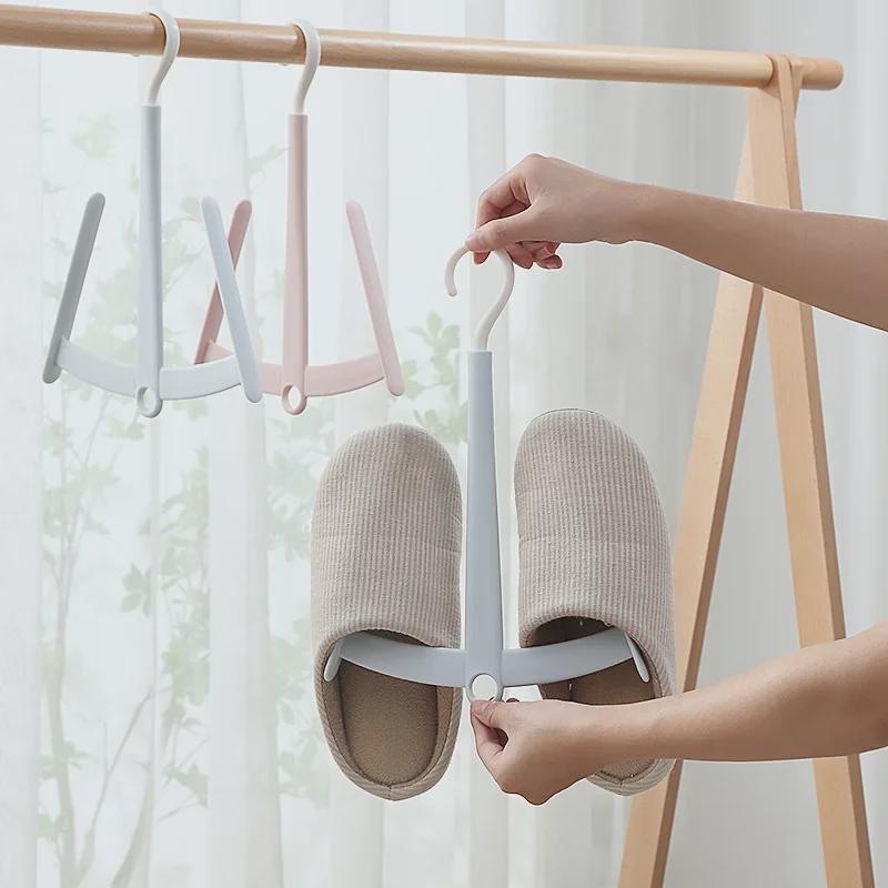 Shoe and Clothes Drying Rack: Windproof, Multifunctional, Rotating, Floor-Standing, Large Stock, Discounts Available.