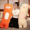 Cartoon Fox Puppy Long Throw Pillow Plush Toy Dinosaur Doll Girl Bed Sleeping Soothing Ragdoll Doll