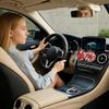Langlebiger Leiser Lüfter Auto Lufterfrischer Lüftungsklemme Diffusor für LKWs Winter Weihnachten Geburtstage Schlafzimmer Büro Spa Yoga Klinik