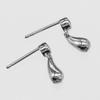 TIFFANY&Co. teardrop Piercing Pt950Platinum/diamond 4.75g Women Used