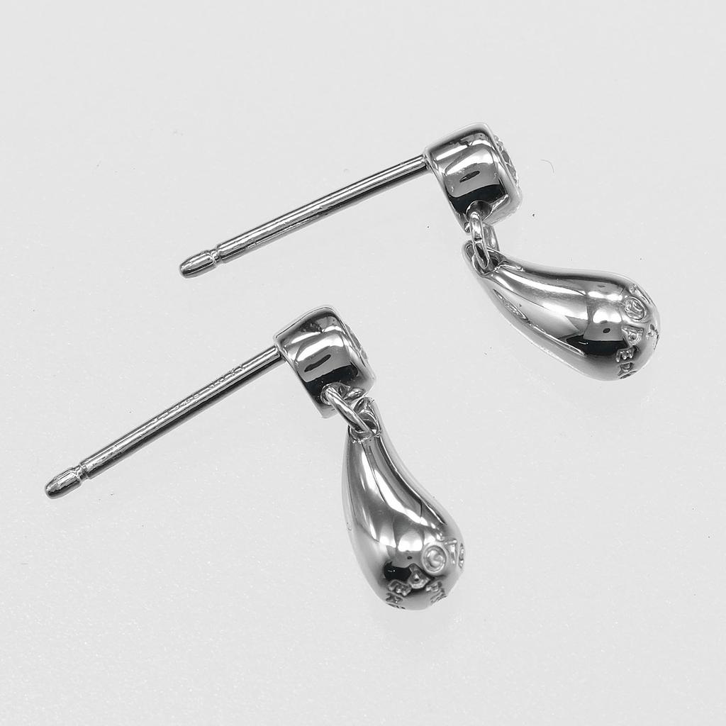 TIFFANY&Co. teardrop Piercing Pt950Platinum/diamond 4.75g Women Used