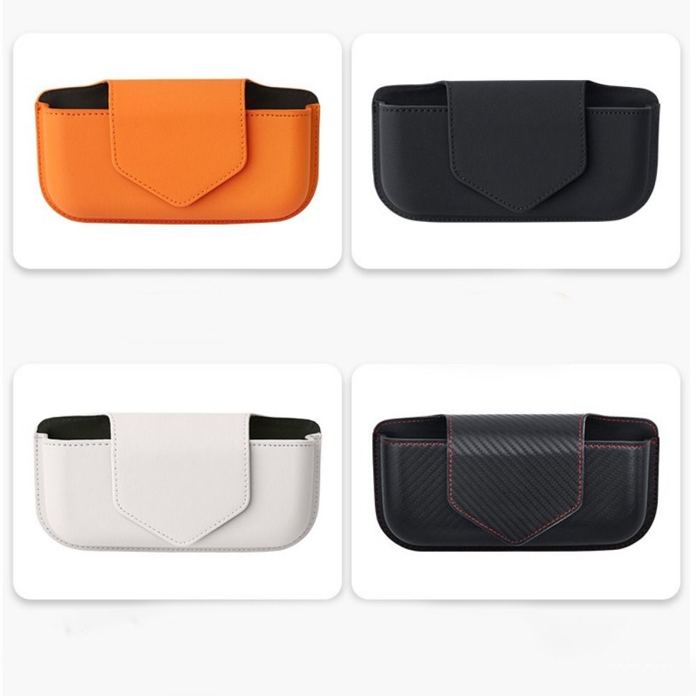 Magnetic Car Glasses Case Wear-Resistant Sunglasses Clip  Car Organizer