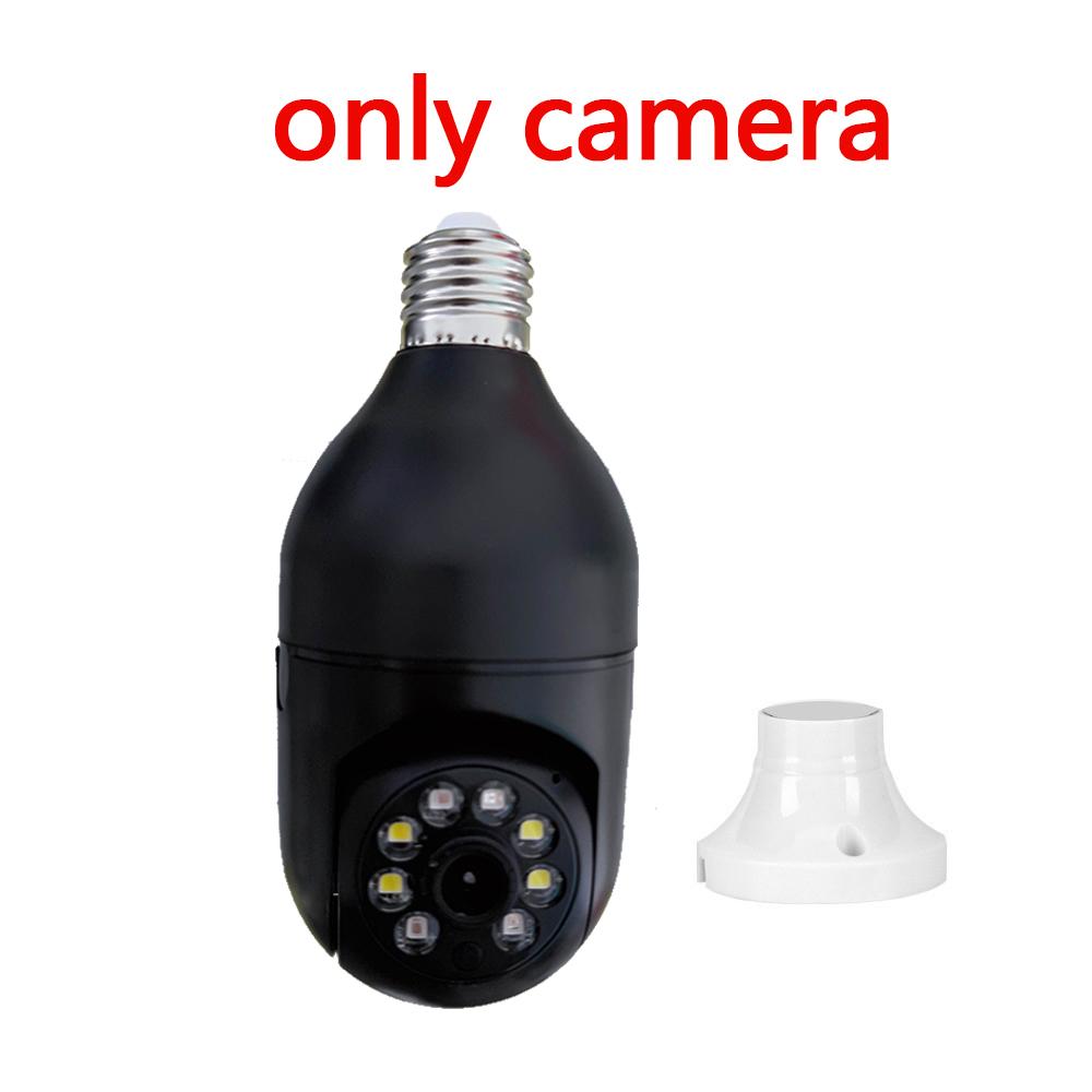 E27 Surveillance Bulb Camera Night Vision Full Color Automatic Human Tracking Zoom Security Baby Monitor Wifi Camera