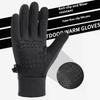 New Full Fingers Gloves Touch Screen Gloves 3 Layers Of Thickening Sports Ski Gloves Winter Outdoor Warm Cycling Gloves