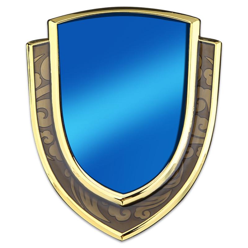 Personalisierbares Metallspiegel-Autoemblem für Tesla, BYD, BMW