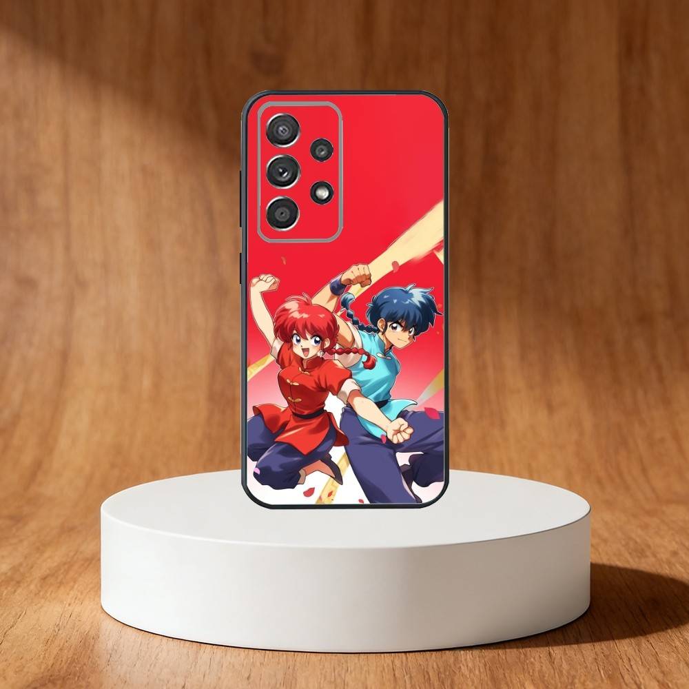 Comics R-Ranma 1-2 Phone Case For Samsung S25,S24,S21,S22,S23,S30,Ultra,S20,Plus,Fe,Note,10,9,5G Black Cover