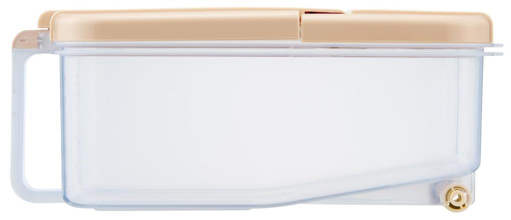 Skater Refrigerator Rice Horizontal with Measuring Cup and Made In Miffy Dispenser, Type, Casters, Japan, 2.5kg, Design, RBI2-A