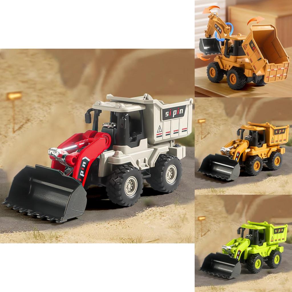 Boys Engineering Vehicle Model With Alloy Shovel For Kids Play And Construction Pretend Play