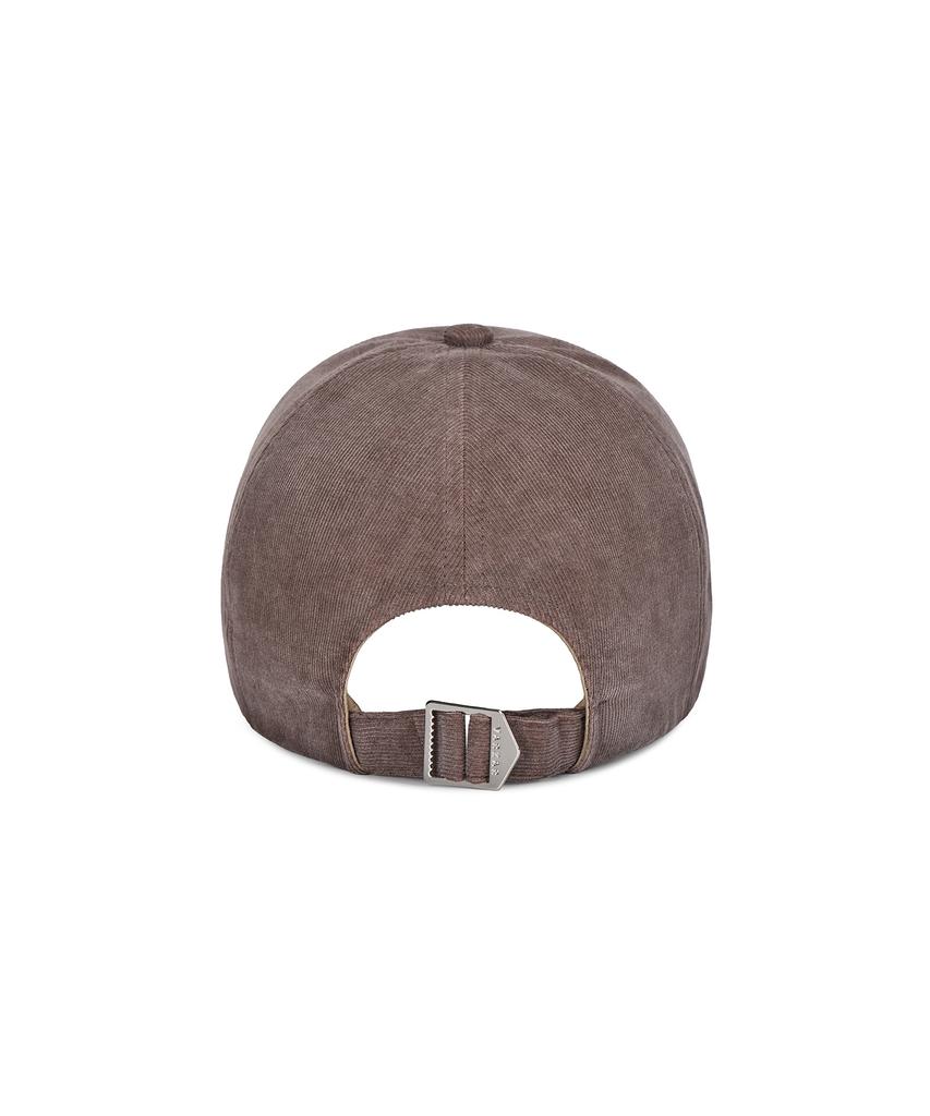 Bajal Chain Logo Corduroy Og Fit Ball Cap Brown