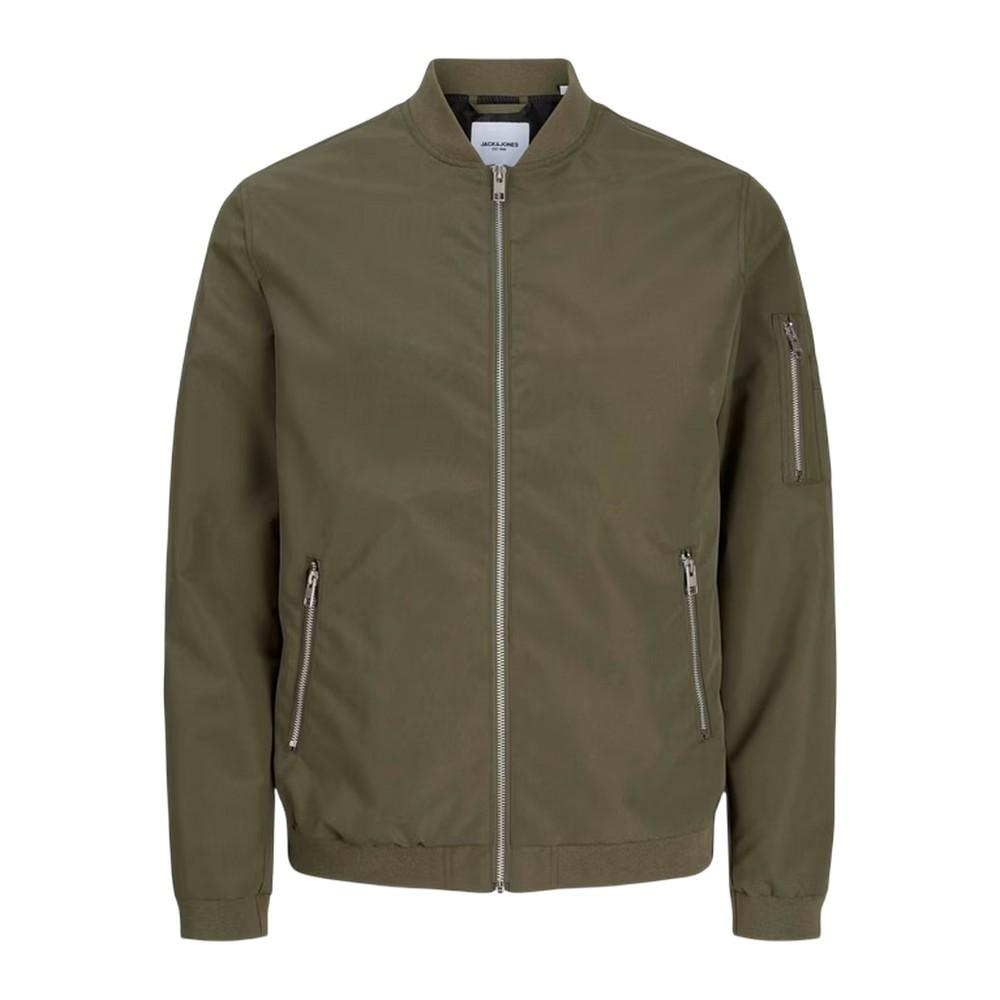Jack And Jones Mens Water Resistant Long-Sleeved Bomber Jacket