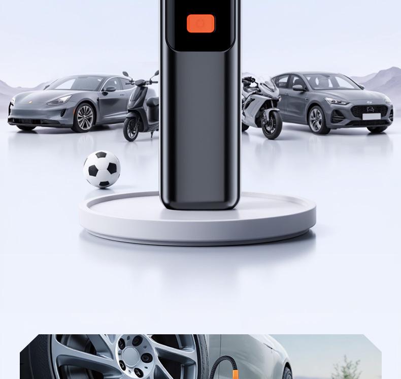 Portable High-Pressure Electric Car Tire Inflator
