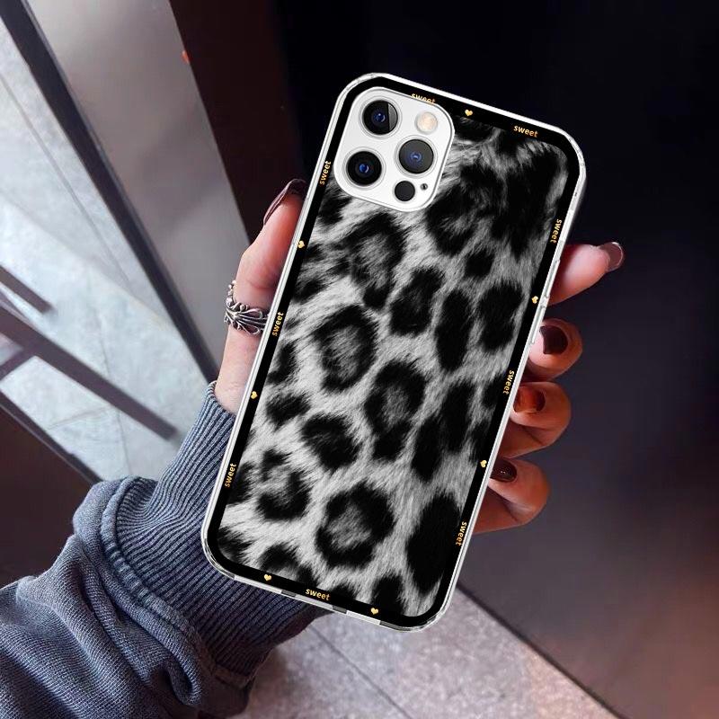 Animal Leopard Print Phone Case For iPhone 17 Air 16 15 Pro Max 14 Plus 13 Mini 12 11 Cover 7 8 SE Silicone Shell Print Fundas 1