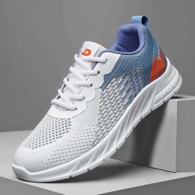 

Мужская обувь для спорта и отдыха Удобная и дышащая обувь для бега Уличная обувь для путешествий 44 белый/синий