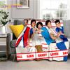 2025 Rock-One Direction Combinatio 1D Star Soft Blanket,Soft Throw Blanket for Home Bedroom Bed Sofa Picnic Travel Cover Gift