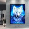 5D Diy Diamond Painting Animal Wolf Cross Stitch Full Diamond Embroidery Mosaic
