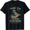 Bring sie zum Bahnhof Westliches Country Klassisches T-Shirt