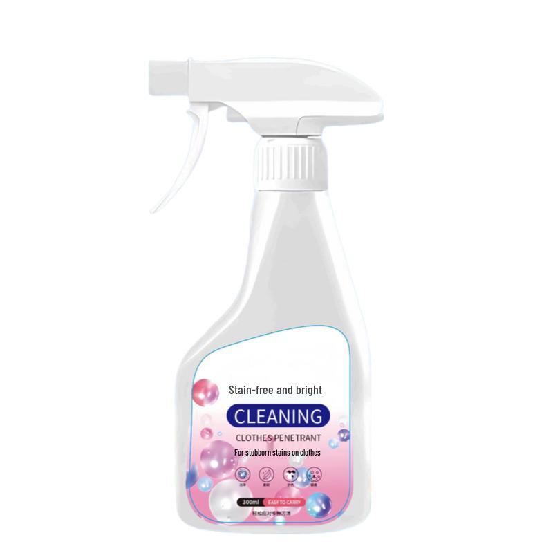 Stain-Free Spray: Powerful No-Rinse Detergent for White Clothes - Removes Stains, Yellowing, Mold, and Oil.
