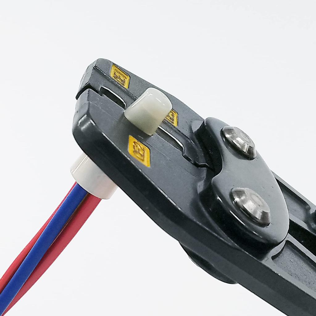 HOZAN Crimpwerkzeug (für isolierte geschlossene Klemmen) Crimpzange Kompakter und dennoch leichter Griff zum Crimpen Größe CE125 P-736