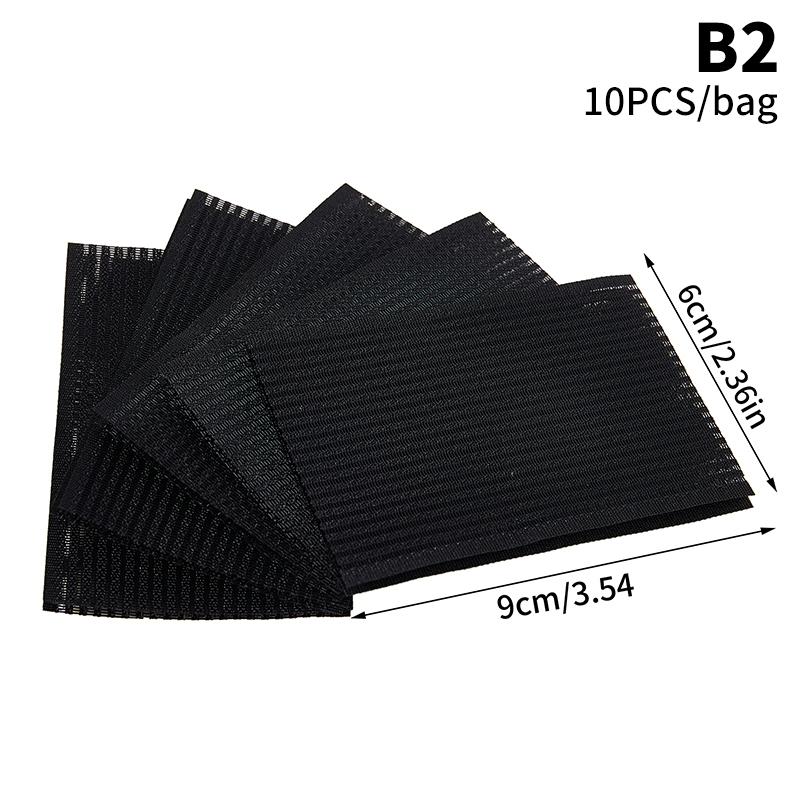 10Pcs Novel Front Hair Fringe  Stabilizer Makeup Sticker Pad Patch Pastel Clip Bangs Magic Tape Fringe Girls Gifts