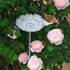 Bird Bath Bowl Decor Iron Metal Easy Installation Drinker Plate Garden Birdbath Birdfeeder for Deck