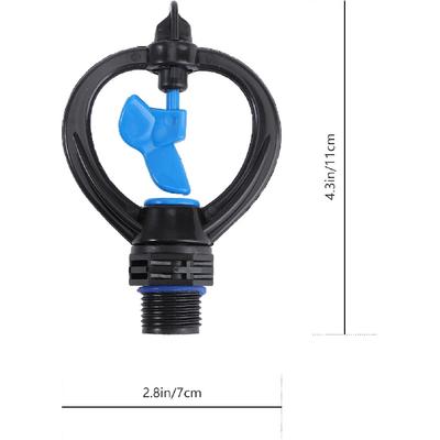 Garden Irrigation Sprinkler Head 10PCS: Micro Spray Irrigation Drippers 360 Degree Emitters Drip Garden Succulent Watering Dripper Sprinkler for Home