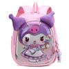 Cartoon Girl Kuromi Backpack With Ergonomic Shoulder Straps For School Use